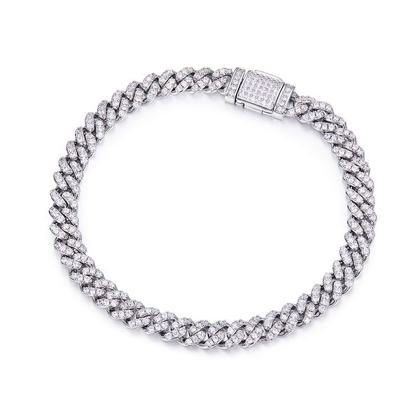 925 silver cuban link 6mm mounted with moissanite cuban chain designer jewelry designer necklace designer bracelet for men women hip hop jew
925 silver cuban link 6mm mounted with moissanite cuban chain designer jewelry designer necklace designer bracelet for men women hip hop jew