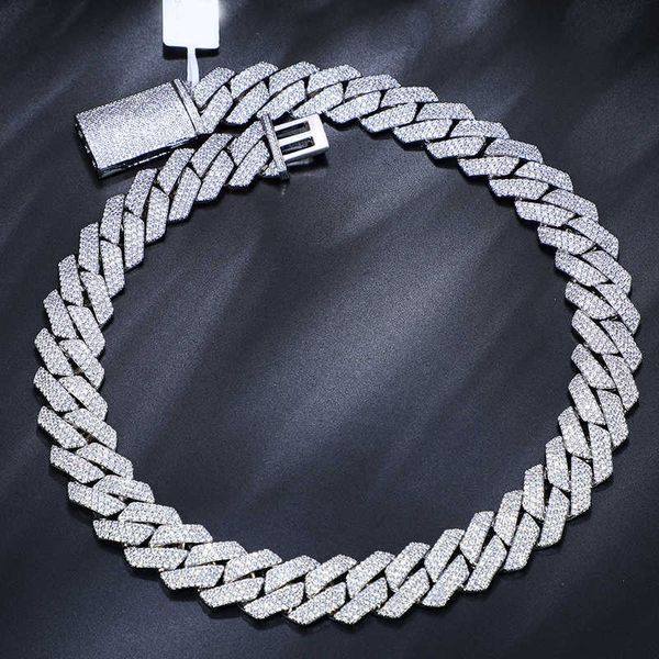 pass diamond tester bling hip hop jewelry 18mm 925 sterling silver vvs moissanite iced out miami cuban link chain for men
pass diamond tester bling hip hop jewelry 18mm 925 sterling silver vvs moissanite iced out miami cuban link chain for men