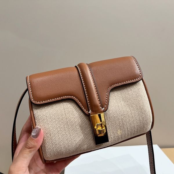5a brand designer bag fashion soft16 canvas crossbody bag luxury leather flap bag single shoulder bag small commuter bag 17 * 11cm
5a brand designer bag fashion soft16 canvas crossbody bag luxury leather flap bag single shoulder bag small commuter bag 17 * 11cm