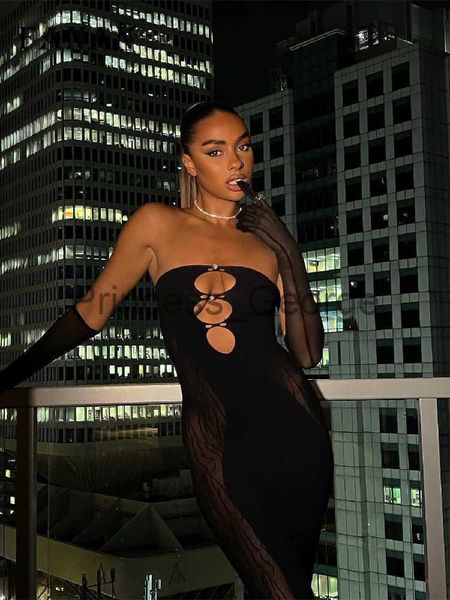 party dresses black party dress women strapless mesh patchwork midi backless dresses see through bodycon club outfit 2022 fashion clothes x0, White;black
party dresses black party dress women strapless mesh patchwork midi backless dresses see through bodycon club outfit 2022 fashion clothes x0, White;black