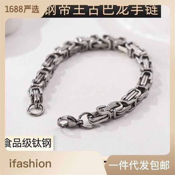 2023 trendy fashionable and high-end men's style high spirited. gao qiqiang the same titanium steel does not fade. emperor cuban dragon, Black
2023 trendy fashionable and high-end men's style high spirited. gao qiqiang the same titanium steel does not fade. emperor cuban dragon, Black