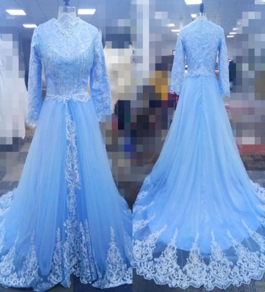 2019 real pics highneck tulle evening dresses long sleeves with zipper appliques custom made dress party gowns8524659, Black;red
2019 real pics highneck tulle evening dresses long sleeves with zipper appliques custom made dress party gowns8524659, Black;red