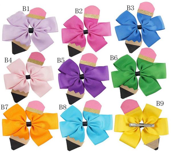 children bow hairpin back to school season baby girls pencil hair accessories popular kids bow barrettes 45 inches c24807164998, Slivery;white
children bow hairpin back to school season baby girls pencil hair accessories popular kids bow barrettes 45 inches c24807164998, Slivery;white