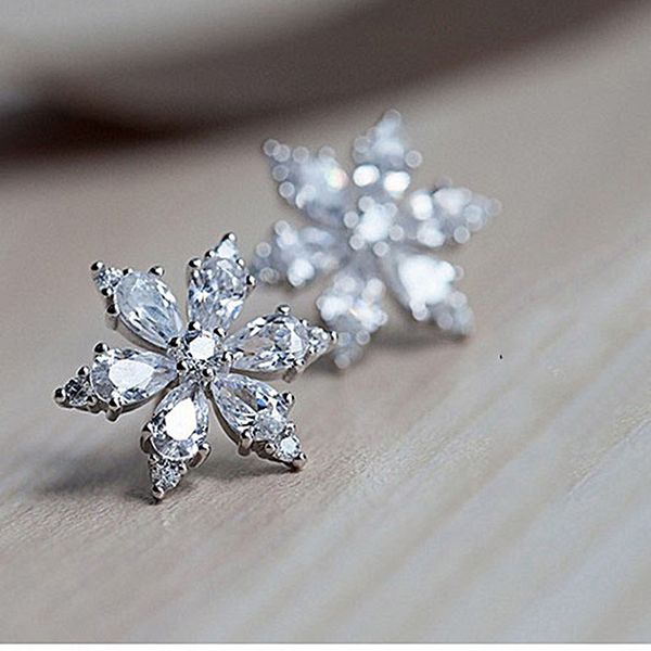 cute flower stud earrring aaaaa cz real silver color bijou statement wedding stud earrings for women bridal party jewelry, Golden
cute flower stud earrring aaaaa cz real silver color bijou statement wedding stud earrings for women bridal party jewelry, Golden