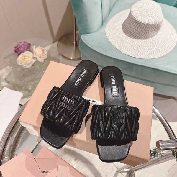 spring mius beach shoes women slide designer sandals pleated square slippers for female outwear in style bnzp
spring mius beach shoes women slide designer sandals pleated square slippers for female outwear in style bnzp