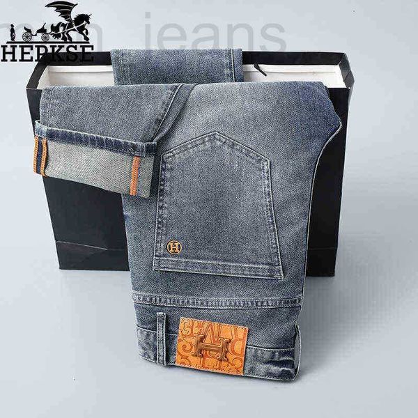 men's jeans designer luxury light high-grade smoky gray slim straight casual long pants fashion brand thin sob7, Blue
men's jeans designer luxury light high-grade smoky gray slim straight casual long pants fashion brand thin sob7, Blue
