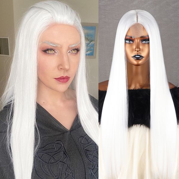 synthetic s white long straight lace front natural for woman heat resistant suitable daily lolita cosplay hair 230629, Black
synthetic s white long straight lace front natural for woman heat resistant suitable daily lolita cosplay hair 230629, Black
