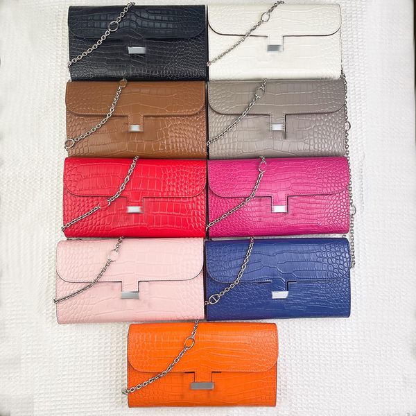 quality designers bags lady chain bag clutch wallet envelope bag crossbody shoulder bags crocodile calfskin purse silver hardware handbags c
quality designers bags lady chain bag clutch wallet envelope bag crossbody shoulder bags crocodile calfskin purse silver hardware handbags c
