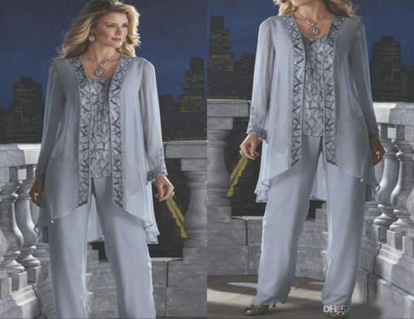 mother of the bride groom 3 piece pant suit silver chiffon beach wedding mothers dress long sleeves beads formal evening wear9691510, Black;red
mother of the bride groom 3 piece pant suit silver chiffon beach wedding mothers dress long sleeves beads formal evening wear9691510, Black;red