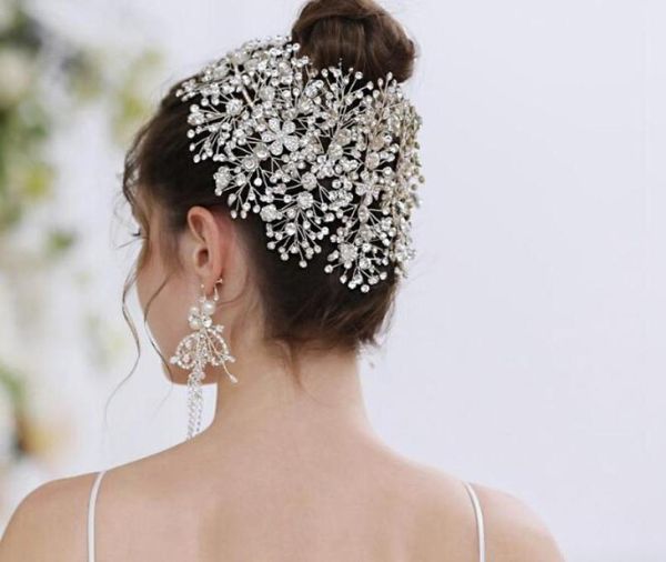 fashion wedding bridal headpiece hair accessories with crystal bridal crowns and tiaras head jewelry rhinestone bridal tiara headb8441569, Silver
fashion wedding bridal headpiece hair accessories with crystal bridal crowns and tiaras head jewelry rhinestone bridal tiara headb8441569, Silver