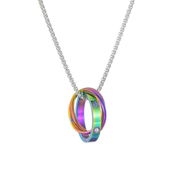 internet celebrity selling new carti three piece set of colorful titanium steel necklace accessories, Silver
internet celebrity selling new carti three piece set of colorful titanium steel necklace accessories, Silver