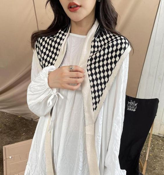 bow ties women shirt fake collar shawl removable half knitted false small scarf detachable collars nep kraagiebow1254512, Black;gray
bow ties women shirt fake collar shawl removable half knitted false small scarf detachable collars nep kraagiebow1254512, Black;gray