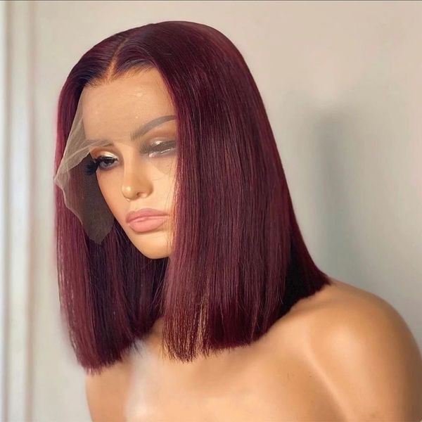 99j red short bob wig13x4 13x6 lace front wigs for black women brazilian remy human hair burgundy colored lace wig, Black;brown
99j red short bob wig13x4 13x6 lace front wigs for black women brazilian remy human hair burgundy colored lace wig, Black;brown