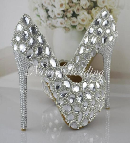 silver rhinestone prom party shoes women highheeled wedding shoes the bride signle shoes pumps size 3443 bridesmaids shoes2698847, Black
silver rhinestone prom party shoes women highheeled wedding shoes the bride signle shoes pumps size 3443 bridesmaids shoes2698847, Black