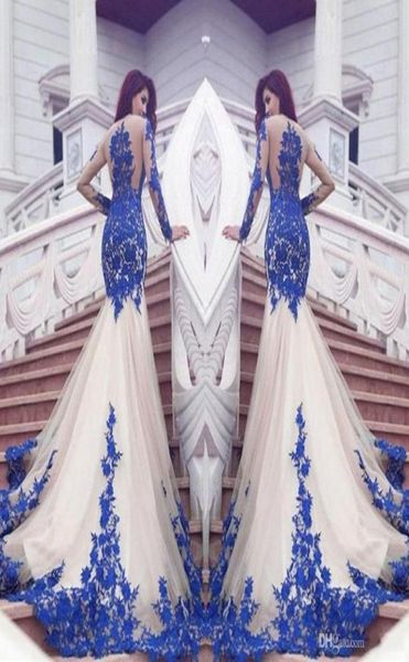 2021 new dubai mermaid prom dresses royal blue lace appliques sheer see through back long sleeves vestios de fistea evening g3968512, Black;red
2021 new dubai mermaid prom dresses royal blue lace appliques sheer see through back long sleeves vestios de fistea evening g3968512, Black;red