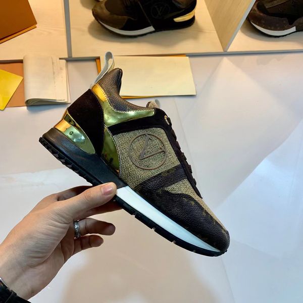 classic run away sneakers men women designer luxury leather trainers mixed color fashion rubber outsole flats casual shoes 35-45, Black
classic run away sneakers men women designer luxury leather trainers mixed color fashion rubber outsole flats casual shoes 35-45, Black