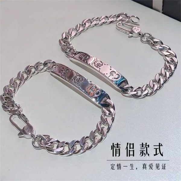 2023 gujia 925 silver star same skull head bracelet street made old style couple handicrafts essential for men, Black
2023 gujia 925 silver star same skull head bracelet street made old style couple handicrafts essential for men, Black