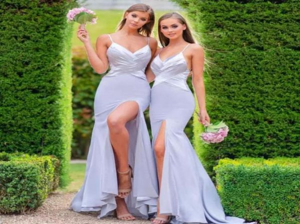 2022 new fashion country style mermaid bridesmaid dresses spaghetti straps high side split v neck maid of honor gowns sweep train 6634433, White;pink
2022 new fashion country style mermaid bridesmaid dresses spaghetti straps high side split v neck maid of honor gowns sweep train 6634433, White;pink