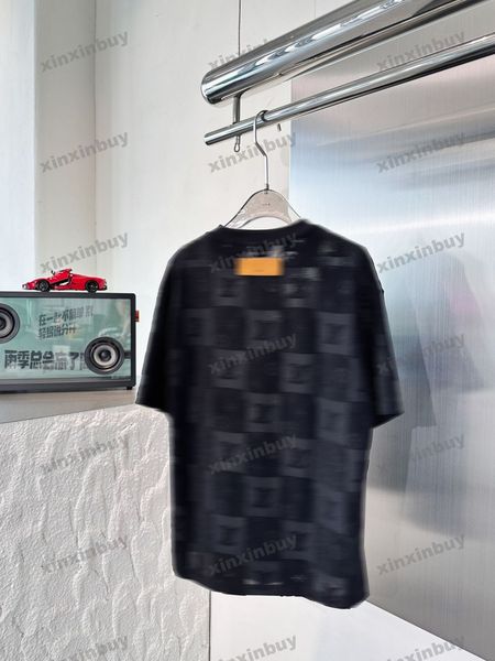 xinxinbuy men designer tee t shirt 23ss plaid towel fabric short sleeve cotton women black white apricot xs-l, Black;brown
xinxinbuy men designer tee t shirt 23ss plaid towel fabric short sleeve cotton women black white apricot xs-l, Black;brown