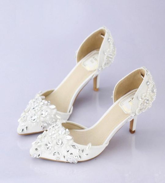 pointed toe wedding shoe comfortable middle heel bridal wedding party shoes handmade crystal pregnant shoes white satin4261825, Black
pointed toe wedding shoe comfortable middle heel bridal wedding party shoes handmade crystal pregnant shoes white satin4261825, Black