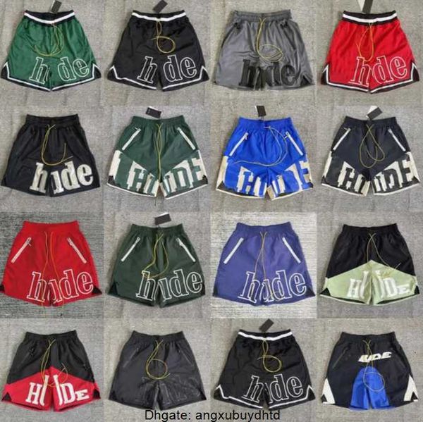 men women casual mesh leather embroidered track breathable 2022ss rhude elastic waist drawstring shorts om, White;black
men women casual mesh leather embroidered track breathable 2022ss rhude elastic waist drawstring shorts om, White;black