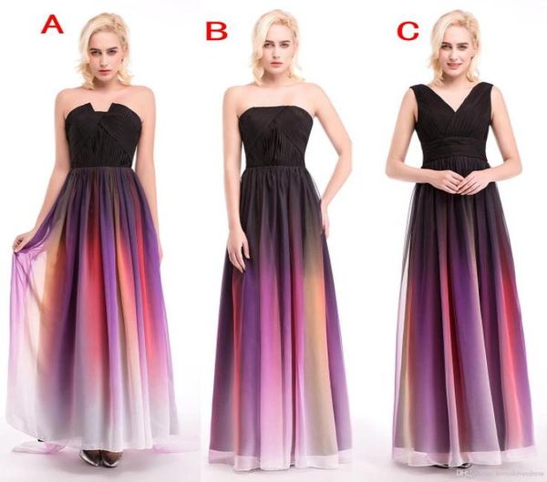 2022 elie saab ombre strapless prom dresses new 3 styles pleats evening gowns chiffon formal dress for bridesmaid occasion d8402317, Black;red
2022 elie saab ombre strapless prom dresses new 3 styles pleats evening gowns chiffon formal dress for bridesmaid occasion d8402317, Black;red