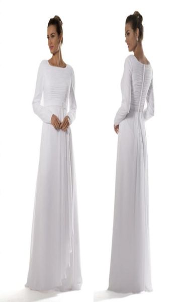 temple long modest bridesmaid dresses with long sleeves white chiffon brides temple reception dresses informal custom made custom 6412027, White;pink
temple long modest bridesmaid dresses with long sleeves white chiffon brides temple reception dresses informal custom made custom 6412027, White;pink