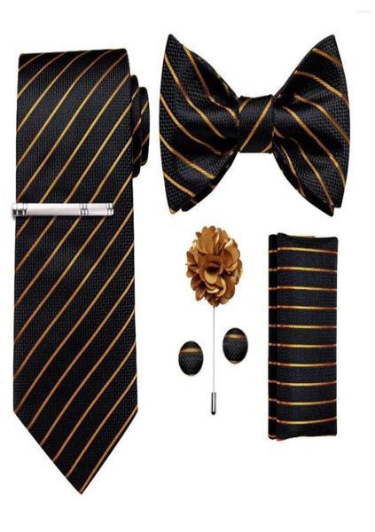 bow ties gold striped black for men neck tie clips self brooch set fashion wedding party men39s bowknot butterfly dibangu7235841, Black;gray
bow ties gold striped black for men neck tie clips self brooch set fashion wedding party men39s bowknot butterfly dibangu7235841, Black;gray