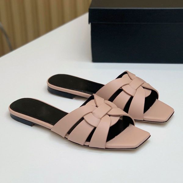 tribute woven slip-on mule sandals slippers slides heeled flats heels square open toe women's luxury designers leather outsole fashion, Black
tribute woven slip-on mule sandals slippers slides heeled flats heels square open toe women's luxury designers leather outsole fashion, Black