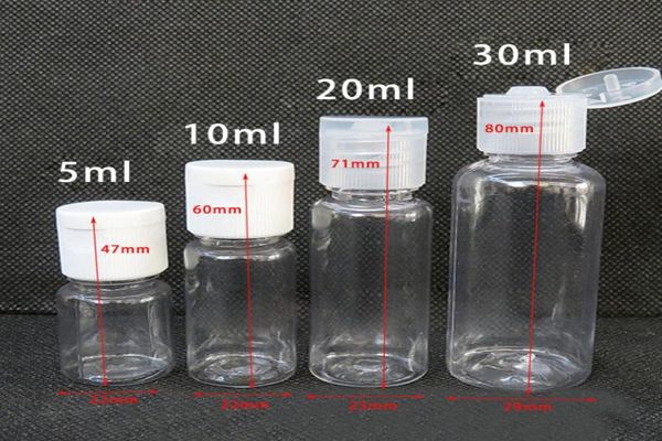 100pcs 5ml 100ml plastic pet clear flip lid lotion bottles cosmetic containers travel liquid refillable vials8887968
100pcs 5ml 100ml plastic pet clear flip lid lotion bottles cosmetic containers travel liquid refillable vials8887968