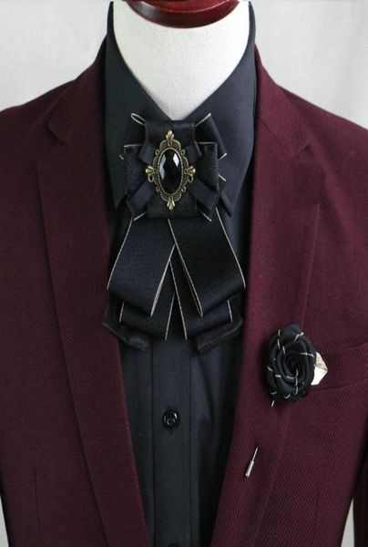 bow ties 2022 british men wedding party chic bowtie cravat bowknot accessory women necktie elastic strap rhinestone alloy ribbon t1909484, Black;gray
bow ties 2022 british men wedding party chic bowtie cravat bowknot accessory women necktie elastic strap rhinestone alloy ribbon t1909484, Black;gray