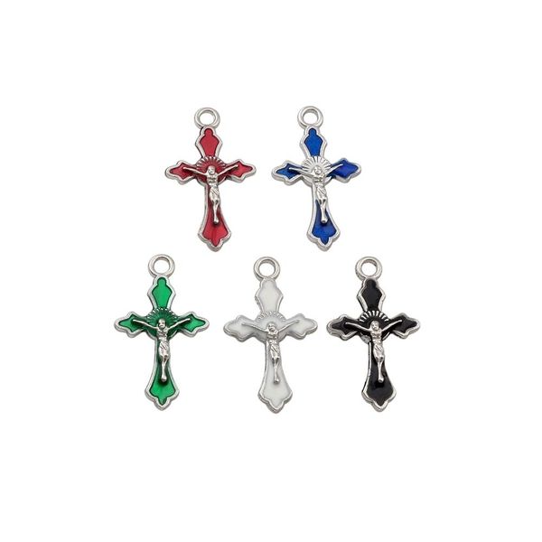 parkas 100pcs mix color enamel crucifix cross charms pendants for jewelry making bracelet necklace diy accessories 17.5*30.5mm a656, Black
parkas 100pcs mix color enamel crucifix cross charms pendants for jewelry making bracelet necklace diy accessories 17.5*30.5mm a656, Black