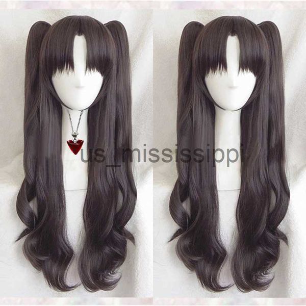 cosplay wigs fatestay night rin tohsaka long wavy brown ponytail heat resistant hair cosplay costume wig ruby necklace optional x0630, Black
cosplay wigs fatestay night rin tohsaka long wavy brown ponytail heat resistant hair cosplay costume wig ruby necklace optional x0630, Black