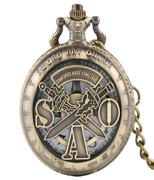 bronze retro hollow out case sword art online pocket watch quartz fob necklace chain analog clock gift children reloj de bolsillo5779984, Slivery;golden
bronze retro hollow out case sword art online pocket watch quartz fob necklace chain analog clock gift children reloj de bolsillo5779984, Slivery;golden