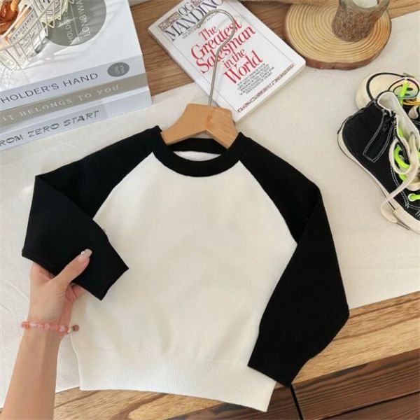 2023 autumn and winter new product children's pullover sweater boys and girls contrast color sweater pure cotton underlay warm sweater, Blue
2023 autumn and winter new product children's pullover sweater boys and girls contrast color sweater pure cotton underlay warm sweater, Blue