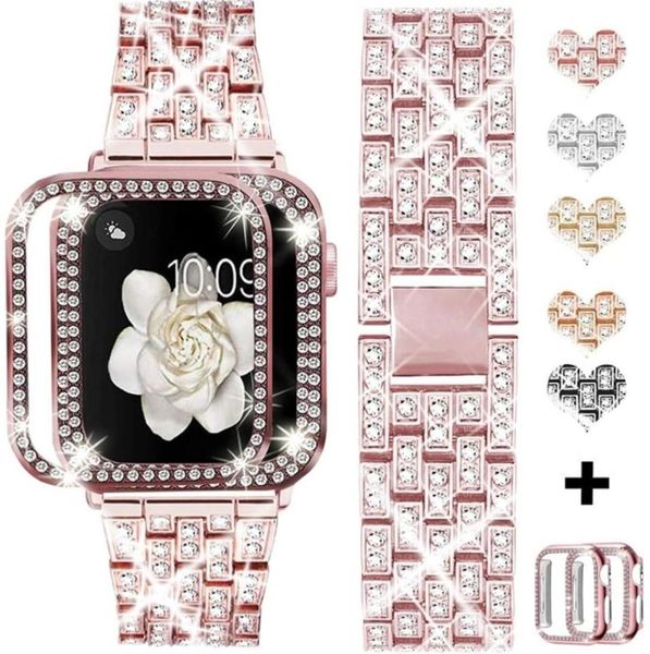 metal diamond strap case apple watch 44 mm 42mm 40mm 38mm woman replacement bracelet wristband for iwatch8973517, Bronze;slivery
metal diamond strap case apple watch 44 mm 42mm 40mm 38mm woman replacement bracelet wristband for iwatch8973517, Bronze;slivery