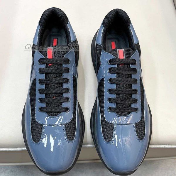 22s luxury americas cup men casual shoes mesh and patent leather low trainers sneakers walking rubber sole fabric outdoor with box 38-46eu s, Black
22s luxury americas cup men casual shoes mesh and patent leather low trainers sneakers walking rubber sole fabric outdoor with box 38-46eu s, Black