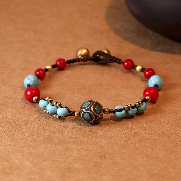 2023 new tibetan nepalese beads hand string ethnic turquoise ornament rope weaving ancient home bracelet, Black
2023 new tibetan nepalese beads hand string ethnic turquoise ornament rope weaving ancient home bracelet, Black