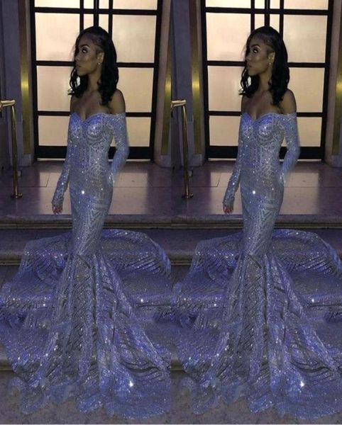 black girl silver sequins offtheshoulder mermaid prom dresses long sleeves sweep train reflective evening gowns bc33068483770
black girl silver sequins offtheshoulder mermaid prom dresses long sleeves sweep train reflective evening gowns bc33068483770