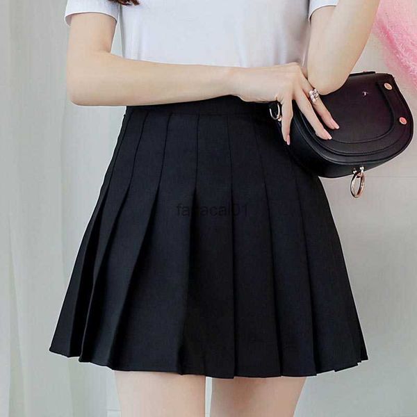 women high waist pleated skirt y2k summer casual kawaii aline plaid black tennis japanese school uniform mini skirts for girls l230621
women high waist pleated skirt y2k summer casual kawaii aline plaid black tennis japanese school uniform mini skirts for girls l230621