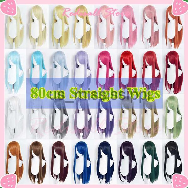 cosplay wigs 80cm long straight wig multicolor cosplay basic hair black red blue pink brown purple white green gold lolita headwear x0630
cosplay wigs 80cm long straight wig multicolor cosplay basic hair black red blue pink brown purple white green gold lolita headwear x0630