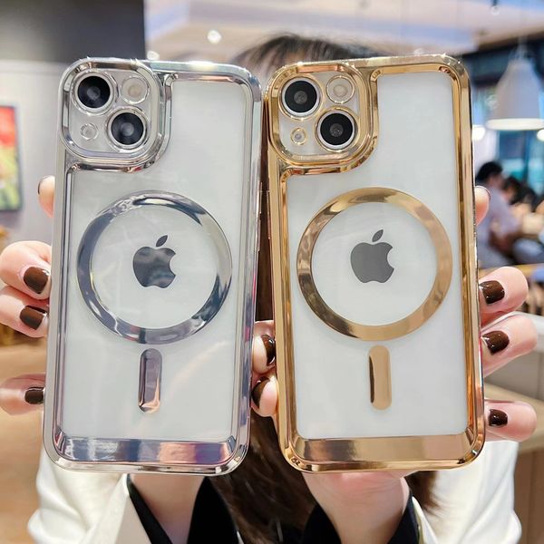 luxury transparent silicone magnetic for magsafe wireless charge case for iphone 14 13 12 11 pro plus max shockproof soft cover
luxury transparent silicone magnetic for magsafe wireless charge case for iphone 14 13 12 11 pro plus max shockproof soft cover