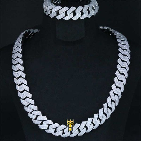 iced out 18mm mens miami cuban link necklace chunky chain hip hop cz diamond bling prong cuban chain, Silver
iced out 18mm mens miami cuban link necklace chunky chain hip hop cz diamond bling prong cuban chain, Silver