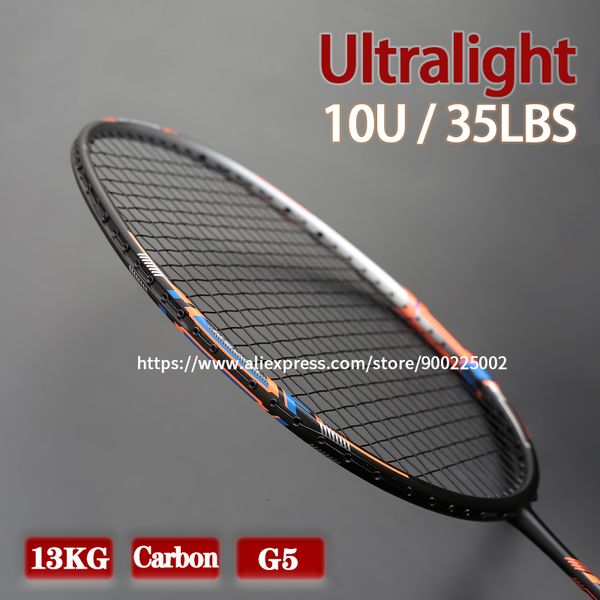 badminton rackets 100 full carbon fiber strung 10u tension 2235lbs 13kg training racquet speed sports with bags for 230629
badminton rackets 100 full carbon fiber strung 10u tension 2235lbs 13kg training racquet speed sports with bags for 230629