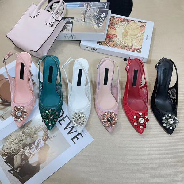 wedding dress shoes women pumps high heels summer luxury brand lace printed shoes designer wedding party sandal with box size 35-42 red gree, Black
wedding dress shoes women pumps high heels summer luxury brand lace printed shoes designer wedding party sandal with box size 35-42 red gree, Black