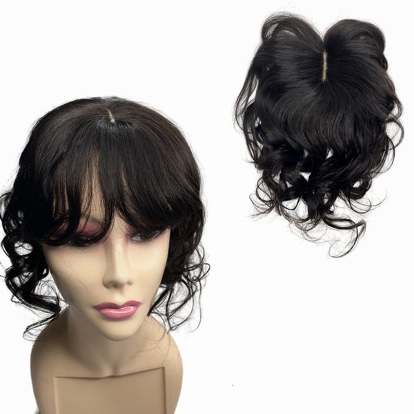 synthetic s 14inch body wavy brazilian human hair ers for women clip in hairpieces with bangs increase volume mild remy 230629, Black
synthetic s 14inch body wavy brazilian human hair ers for women clip in hairpieces with bangs increase volume mild remy 230629, Black