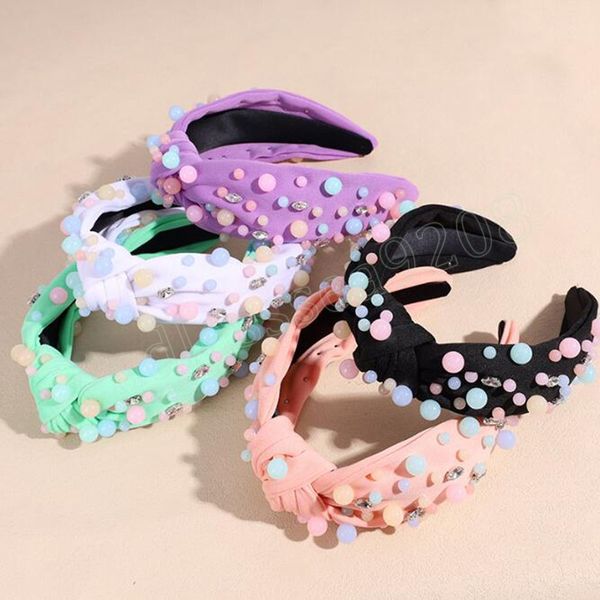 fashion hairband for women colorful beads rhinestone headband center knot luxurious headwear for hair accessories, Silver
fashion hairband for women colorful beads rhinestone headband center knot luxurious headwear for hair accessories, Silver