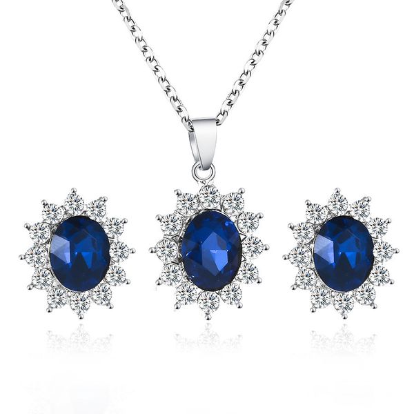 wedding jewelry sets queen royal ocean blue white crystal rhinestones zircon pendant chain necklace earrings sets 230627, Slivery;golden
wedding jewelry sets queen royal ocean blue white crystal rhinestones zircon pendant chain necklace earrings sets 230627, Slivery;golden