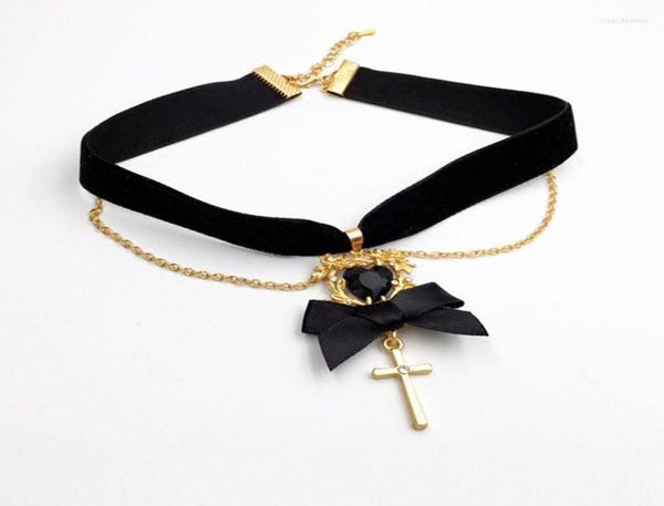 bow ties woman female original velvet baroque choker neckband collar cross court retro clavicle chain necklace jewelry7346700, Black;gray
bow ties woman female original velvet baroque choker neckband collar cross court retro clavicle chain necklace jewelry7346700, Black;gray