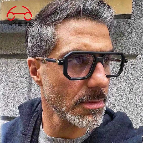two circles new modern street shoot men's fashion ins anti blue light sunglasses 6582, White;black
two circles new modern street shoot men's fashion ins anti blue light sunglasses 6582, White;black